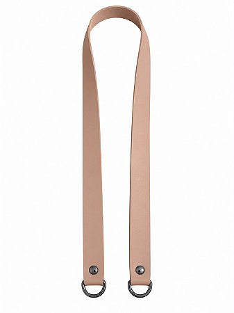 Alça Couro Ombro 2x80cm - Caramelo  Claro/Ônix