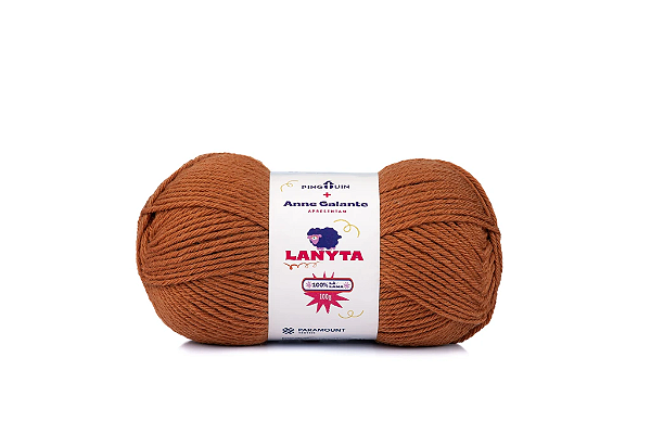 LANYTA 100% Lã - 100 g 500 Tex-8753 Caramela