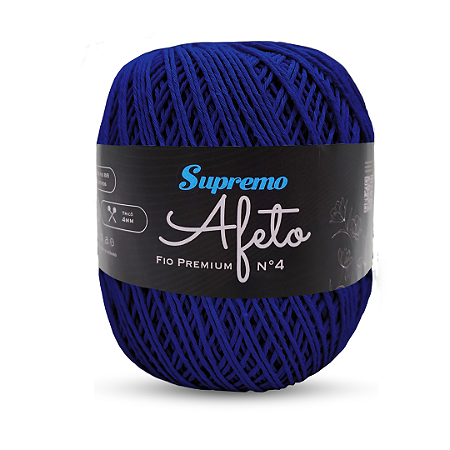 Fio Afeto Premium Supremo nº4 340m-Azul Marinho
