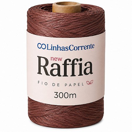 Fio de Papel - New Raffia 300M 100% Viscose - Café