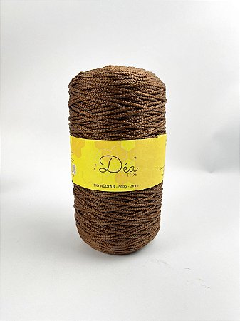 Fio Néctar 3mm - 500g-300m - Poliéster Cor: Chocolate