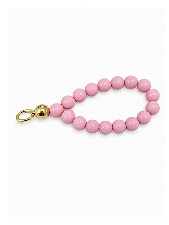 Alça Resina Queen Bee Clutch Déa Fios - Rose UZ/Dourado