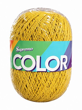 Barbante SUPREMO Color 452m 400g nº6- Amarelo Médio
