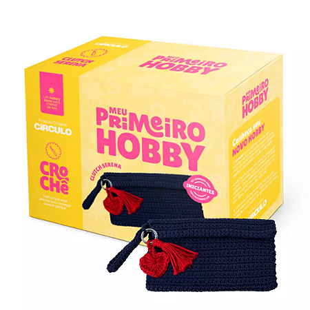 Kit Croche-Meu Primeiro Hobby- CLUTCH SERENA
