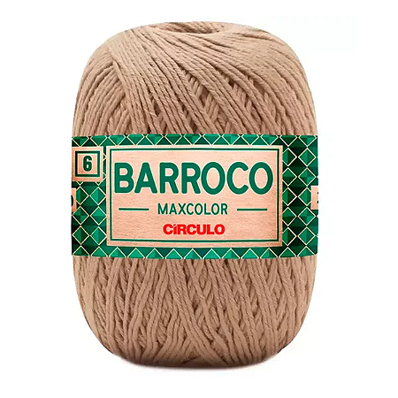 Barbante Barroco MaxColor 6 (200g/226m) - COR Caqui 7727