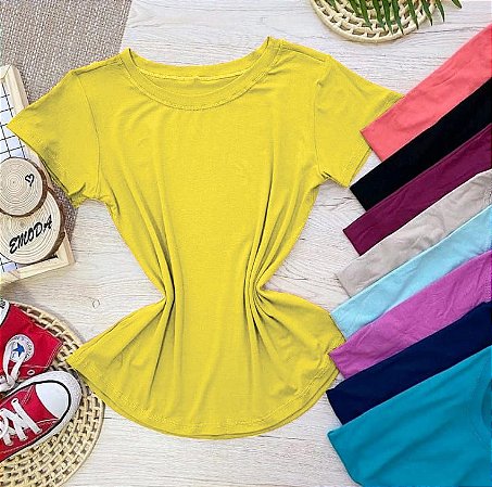 blusa viscolycra lisa