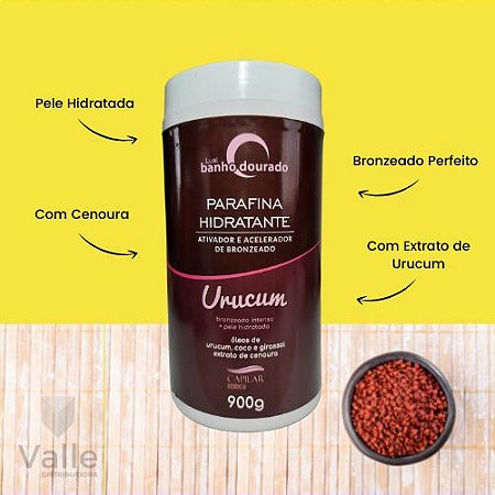 Parafina Ativador Urucum Capilar 900g