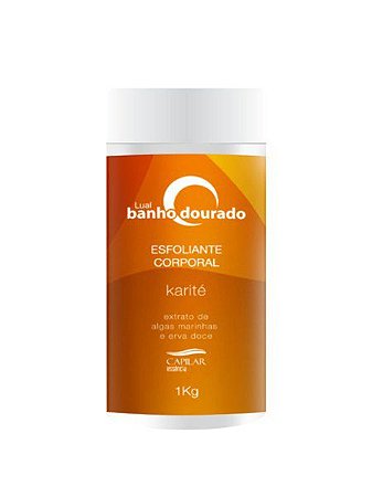 Esfoliante Karite Lual Banho Dourado Capilar 1kg
