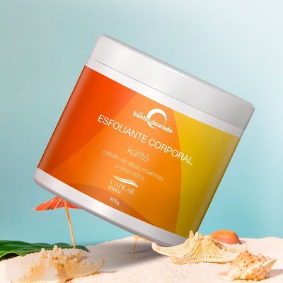 Esfoliante Lual Banho Dourado Karite Capilar 500G