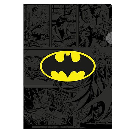 PASTA L PLASTICA QUADRINHOS DC BATMAN 31 X 22 CM