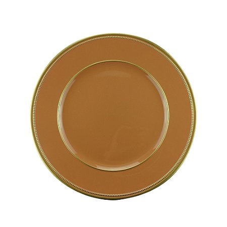 SOUSPLAT PLÁSTICO LARANJA 33cm