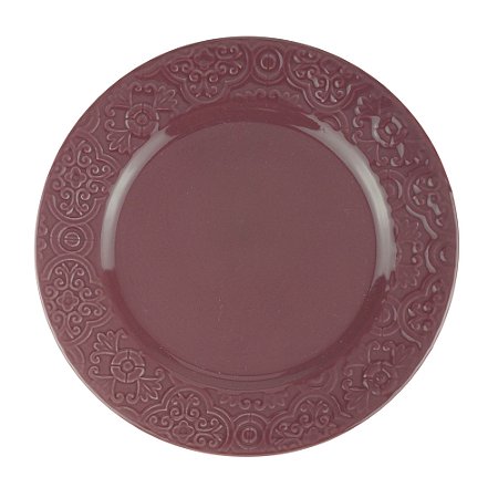 PRATO SOBREMESA PORCELANA TILES LILAC 19cm