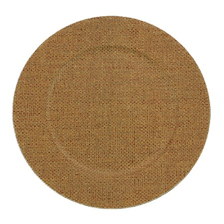 SOUSPLAT PLÁSTICO MESCLA MARROM 33cm