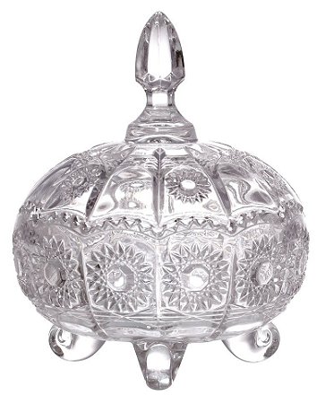 BOMBONIERE VERSAILLES EM CRISTAL ECOLÓGICO 11X13,5CM