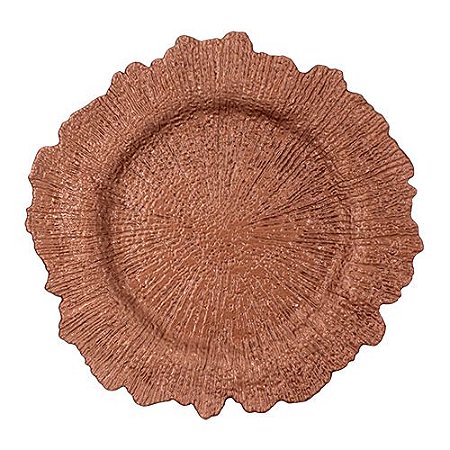 SOUSPLAT RAMOS EM PLASTICO D36CM COR COBRE