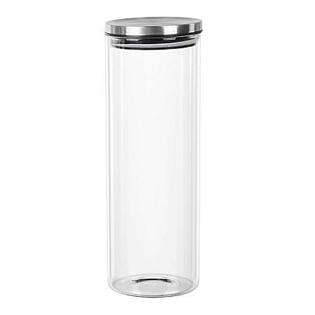 PORTA MANTIMENT VIDRO BOROSSILICAT TAMPA METAL 1,8L 10X27X10