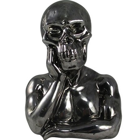 CAVEIRA DECORATIVA - 13X17 CM