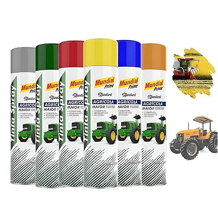 Tinta Spray Trator John Deere Mundial Prime Máquinas Agrícolas 400ml Cor Verde