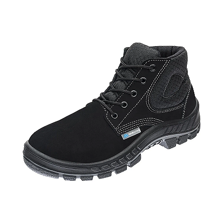 Bota De Segurança Nobuck Preto Marluvas  50B26 PT Bico Pvc Epi