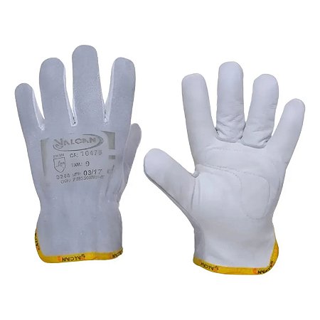 LUVA DE VAQUETA MISTA PETROLEIRA VALCAN TAM G