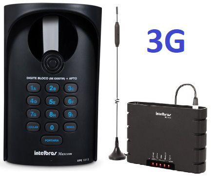 Porteiro Coletivo Intelbras Interfone Sem Fio Gsm