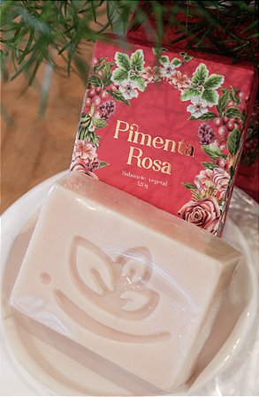 Sabonete vegetal Pimenta Rosa 120g