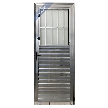 Porta Social Palheta Alumínio Brilhante Linha 25