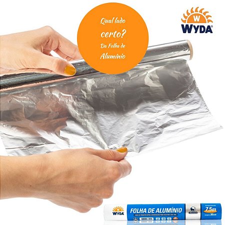 PAPEL ALUMINIO 45cm X 7,5mts (WYDA)