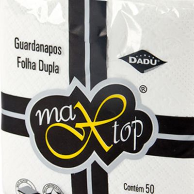 GUARDANAPO (DADU) MAX TOP F. DUPLA 33X32 G (C/50fls)