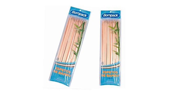 ESPETO DE BAMBU 18CM (BOMPACK) C/50UN