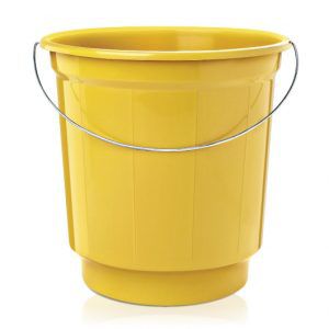 BALDE 20LT C/ALÇA DE PLASTICO/METAL (ARQPLAST)