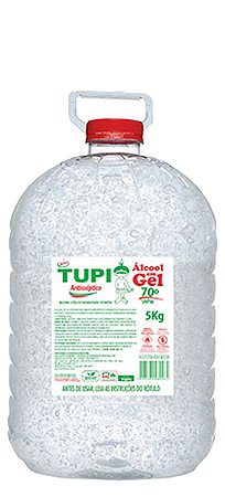 ALCOOL GEL 70% ANTISSEPTICO (TUPI) - 5 KG