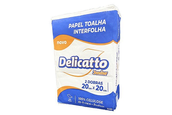 PAPEL INTERFOLHADO 2D (100% VIRGEM) 20X20 (DELICATTO)