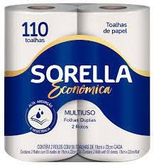 PAPEL TOALHA COZINHA (SORELLA) ECONOMIC FARDO C/ 12PCT