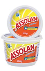 SABÃO EM PASTA BRILHO ASSOLAN (YPE) 500g CX C/ 12un