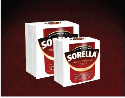 GUARDANAPO (SORELLA) 30X30,5 G CX C/54pct C/50fls