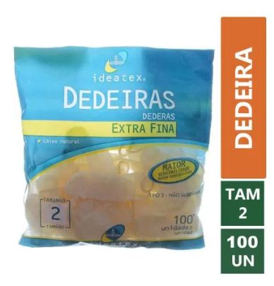 DEDEIRAS DE SEGURANÇA EXTRA FINA N.2 (PCT C/ 100) - IDEATEX