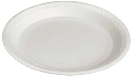 PRATO ISOPOR BCO RASO 26cm (CPR-026) PCT C/25un (COPOBRAS)
