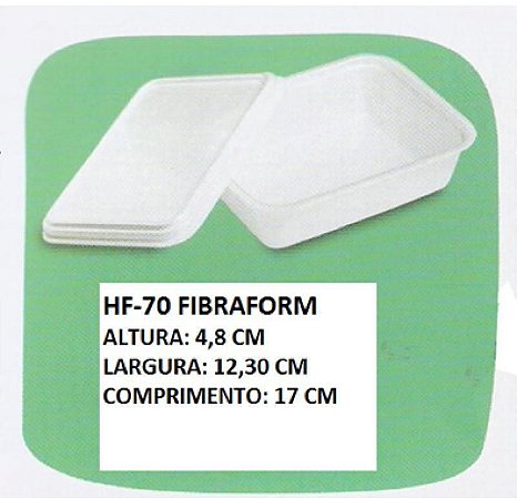 TAMPA MARMITEX ISOPOR P/ HF70 C/50un (FIBRAFORM)