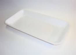 BANDEJA ISOPOR RASA B04 DARNEL (10SE-BR) 270X150X15 C/400un