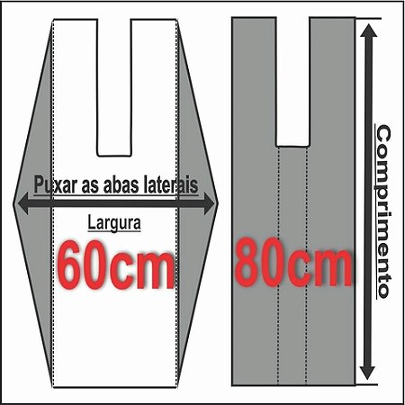 SACOLA BRANCA REFORÇADA (TIPO A) (60X80) PCT C/ 5kg VALBAGS