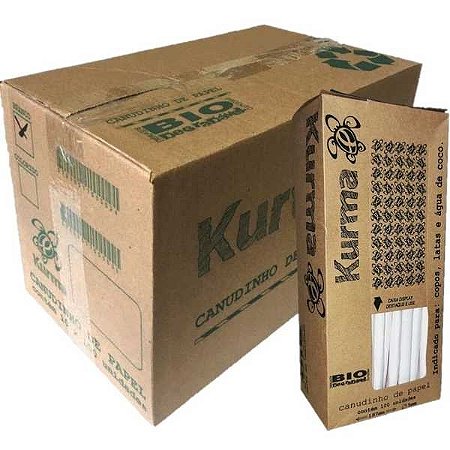 CANUDO PAPEL BRANCO SUCO SACHE (CX C/ 1000) - KURMA