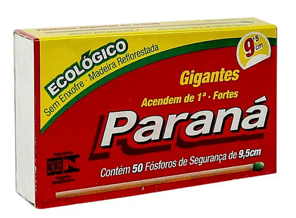 FÓSFORO GIGANTES 9,5cm PARANÁ (CX 50UN)