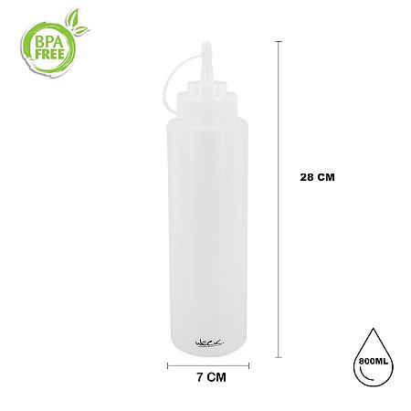 BISNAGA FLEXIVEL PROFISSIONAL 800ML - WECK