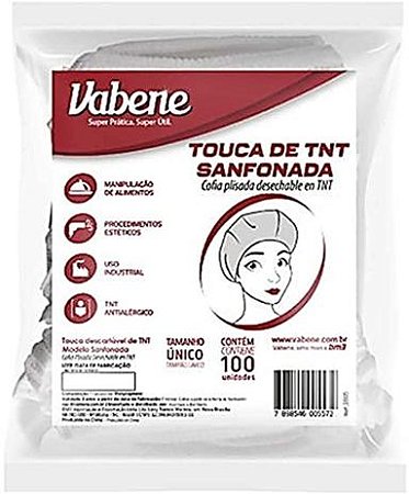 TOUCA TNT DESCARTAVEL (C/100un) VABENE