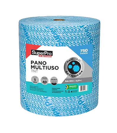 PANO MULTIUSO ROLO 300MTS X 27CM 45G (SUPERPRO BETTANIN) AZUL