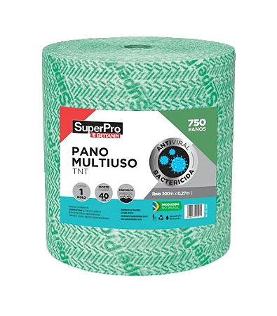 PANO MULTIUSO ROLO 300MTS X 27CM 45G (SUPERPRO BETTANIN) VERDE