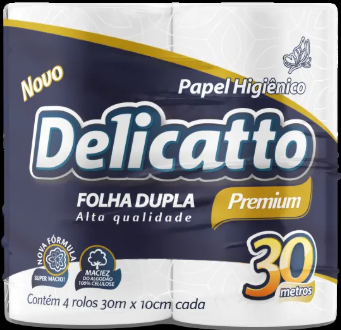 PAPEL HIG. F DUPLA PCT C/4UN (DELICATTO PREMIUM)