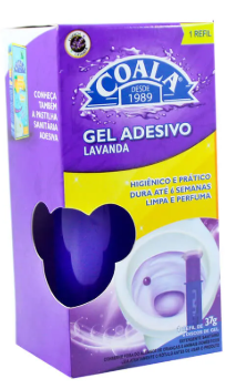 GEL ADESIVO COALA LAVANDA (REFIL) (CX C/ 6 DISCOS GEL)