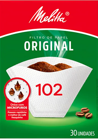 COADOR/ FILTRO DESCARTAVEL MELITTA (N. 102) (C/ 30 UN)
